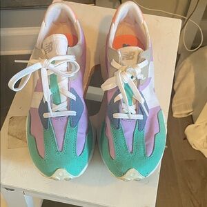 New Balance Pastel Sneakers with Green and Pink